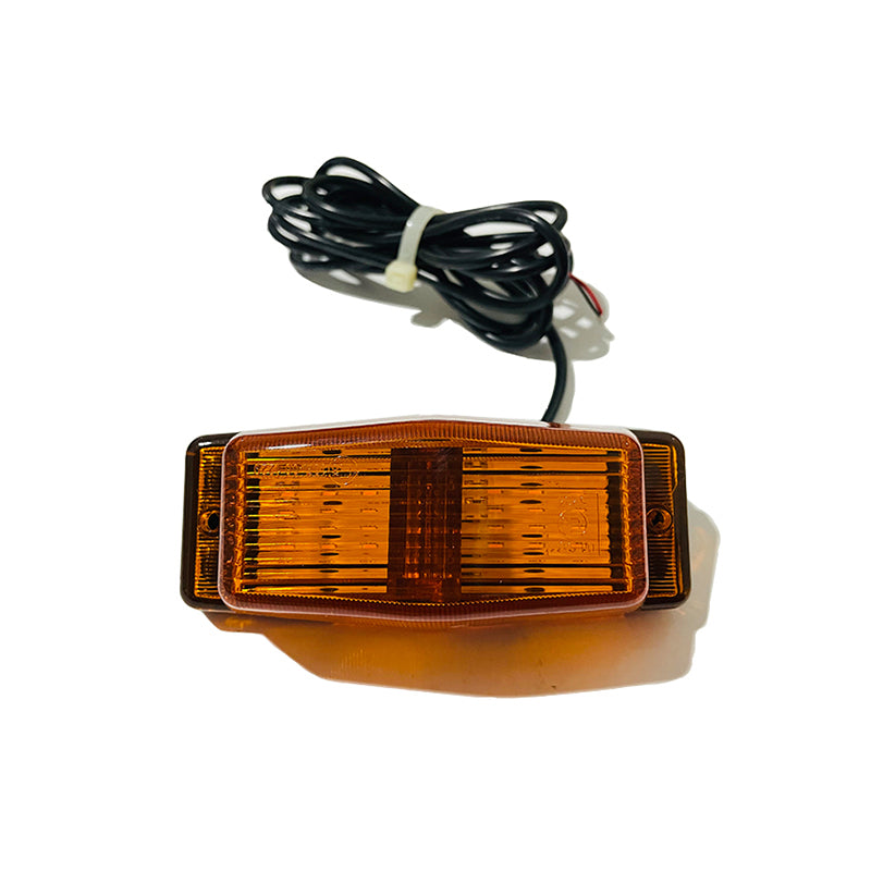 2 PCS LED AMBER DOUBLE BURNER / POLE MARKER LIGHT LAMP RETRO SCANIA TRUCK LORRY