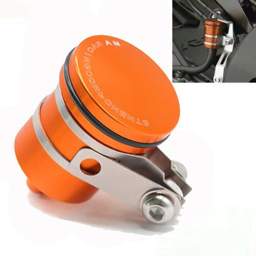 Universal Motorcycle CNC Brake Tank Fluid Reservoir Oil Cup Rear Brake Pump Fluid Tank Reservoir Clutch tank Oil Cup